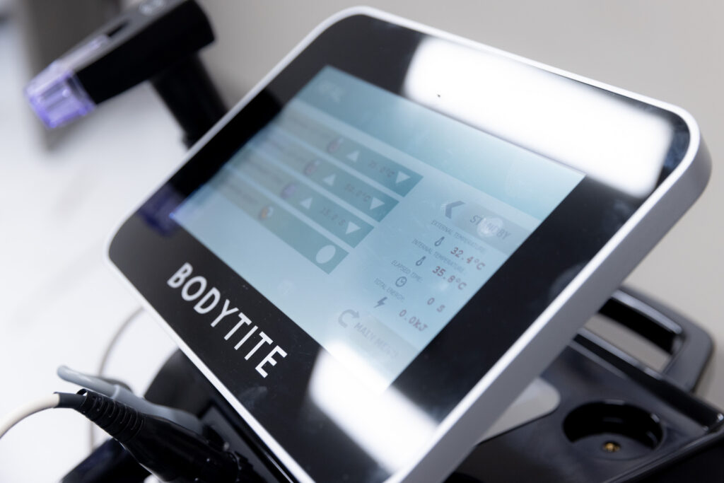 an image of the control screen for bodytite